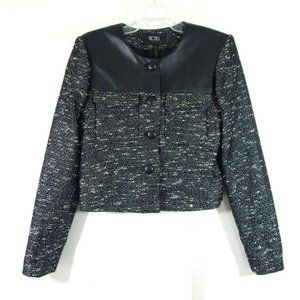 black BCBG PARIS jacket blazer wool blend 8